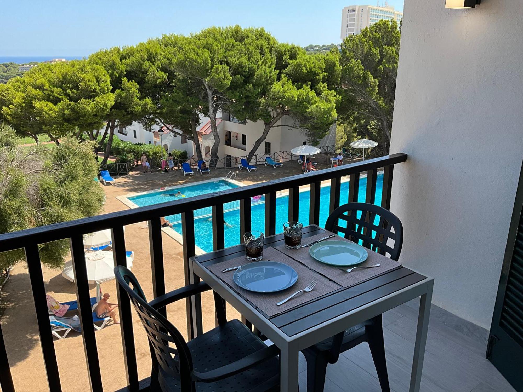 Vistas Al Mar Y La Piscina Apartment อาเรนาล เดน กาสเตล ภายนอก รูปภาพ